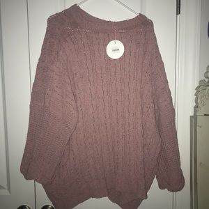 Oversized Pink Sweater